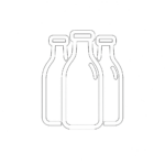 White Bottles Icon 2