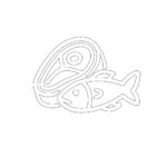 White Meat and Fish Icon