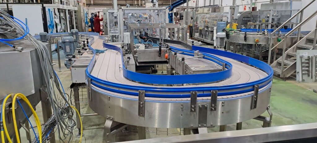Bottling Conveyor for Sauces and Condiments